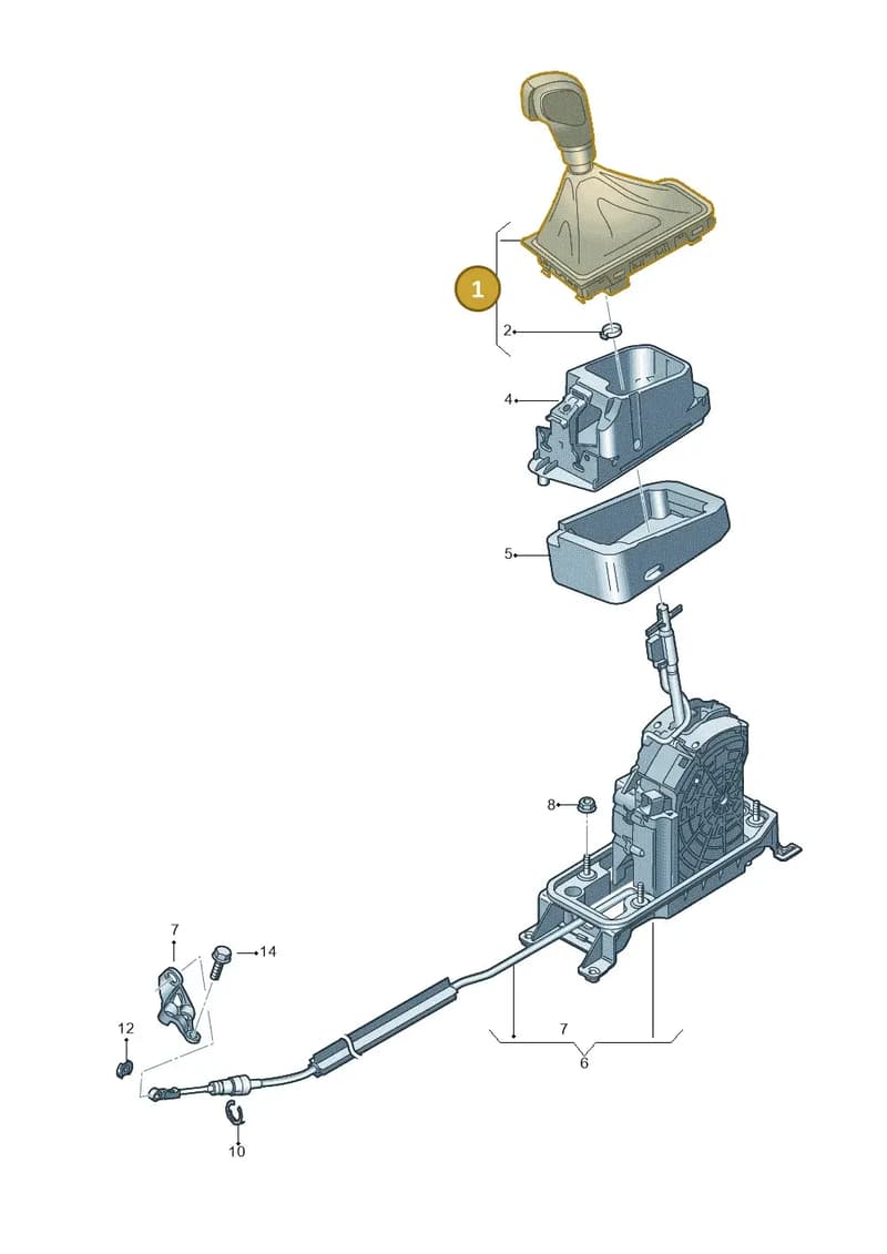 2G1713203MPOQ — Volkswagen Polo (2017-2025) diagram 837713100, position 1