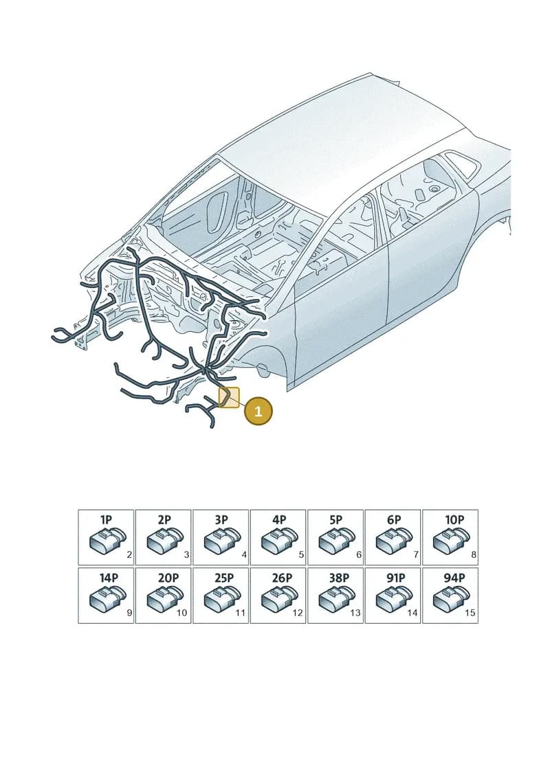 2G1971051 — Volkswagen Polo (2017-2025) diagram 837971800, position 1