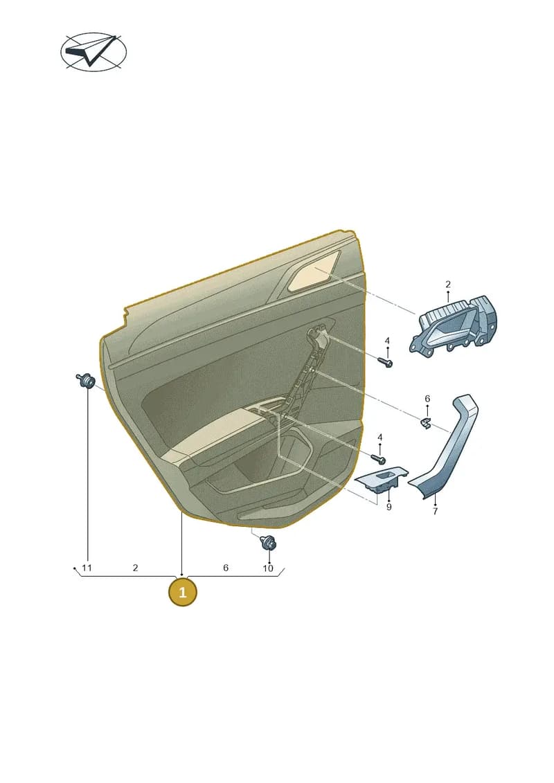 2G6867209EQEQ — Volkswagen Polo (2017-2025) diagram 837867200, position 1