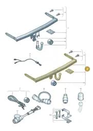 2G7092103 Volkswagen Towbar Fixed