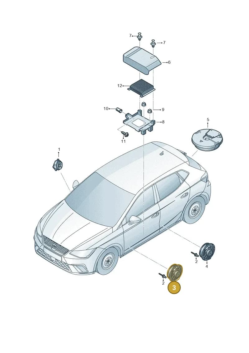 2GA035453 — SEAT Arona (2017-) diagram 835035350, position 3
