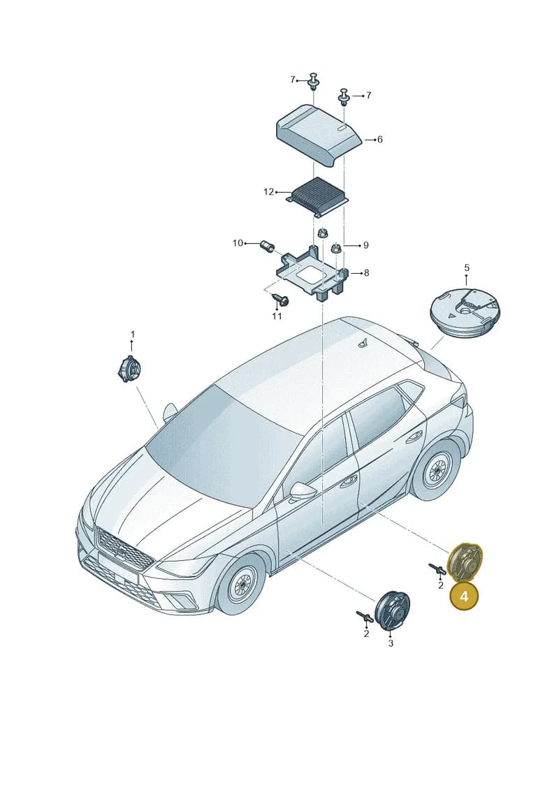 2GA035710 — SEAT Arona (2017-) diagram 835035350, position 4