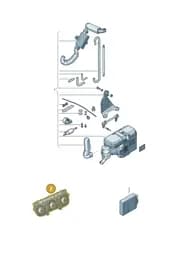 2GA054939C Volkswagen Display and Control Unit
