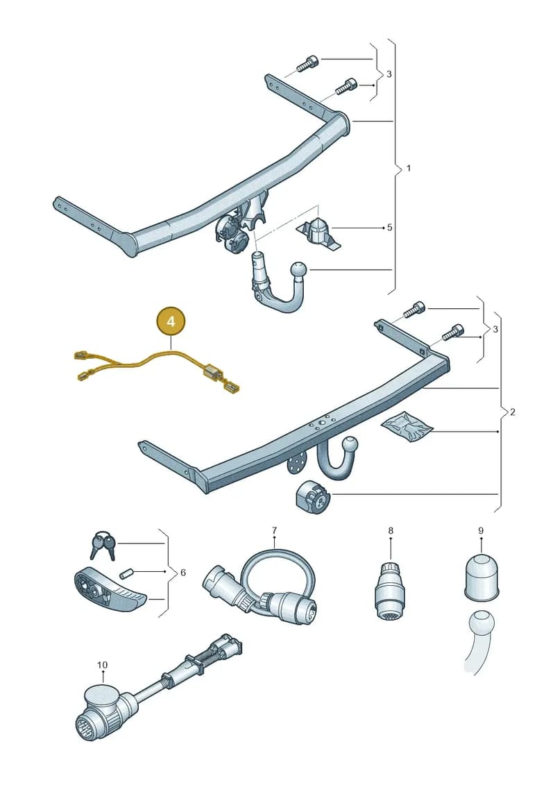 2GA055202C — Volkswagen T-Roc (2017-2025) diagram 813071010, position 4