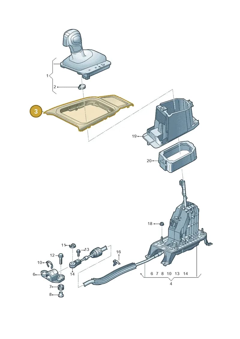 2GA711456BICL — Volkswagen T-Roc (2017-2025) diagram 813713100, position 3