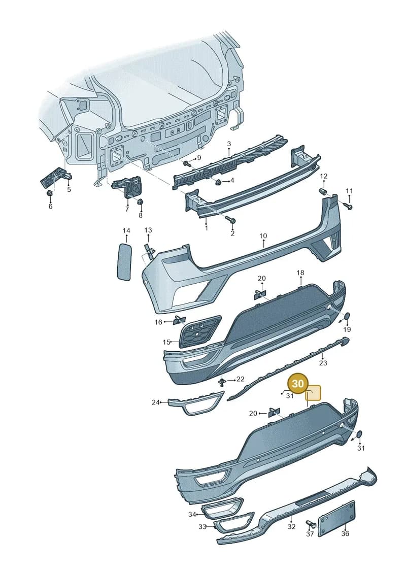 2GA807434HGRU — Volkswagen T-Roc Cabriolet (2019-2025) diagram 813807500, position 30