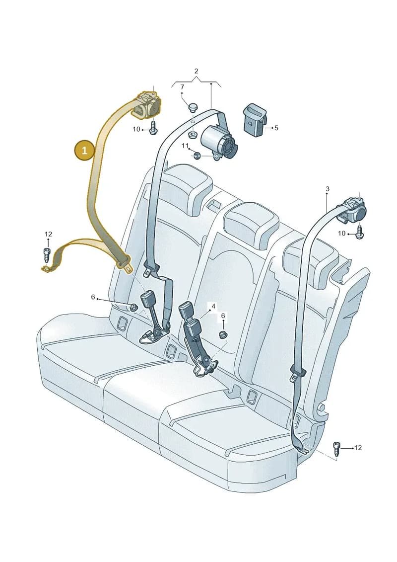 2GA857806ARAA — Volkswagen T-Roc (2017-2025) diagram 813857700, position 1
