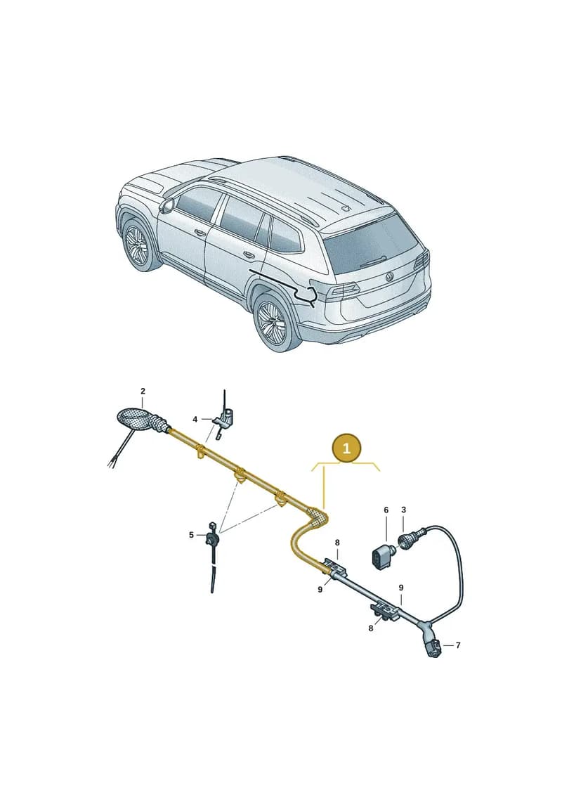 2GA927902D — Volkswagen Taos 1.4 (2021-2023) diagram 3cm927002, position 1