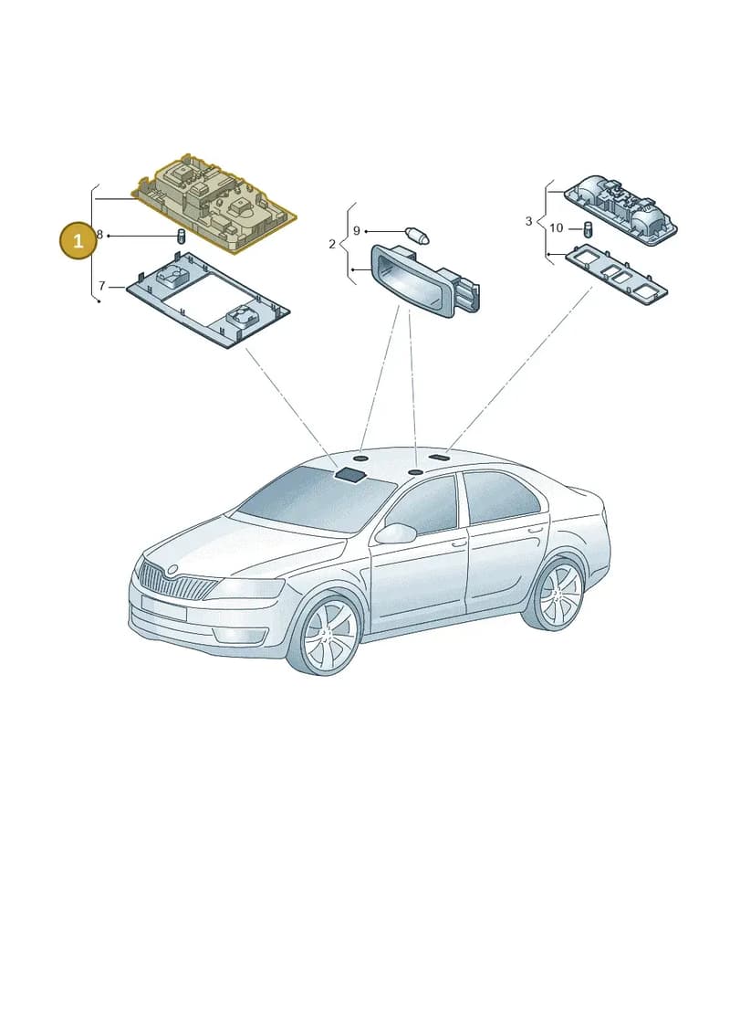 2GA947105TIGI — Skoda Kamiq (2019-2020) diagram 584947000, position 1