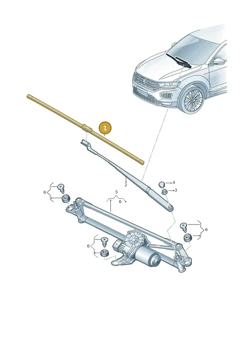 2GA998002 — Volkswagen T-Roc Cabriolet (2019-2025) diagram 813955000, position 1