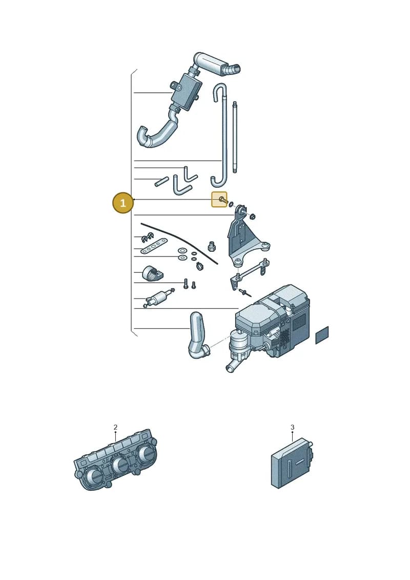 2GC054965A — Volkswagen T-Roc Cabriolet (2019-2025) diagram 827054090, position 1