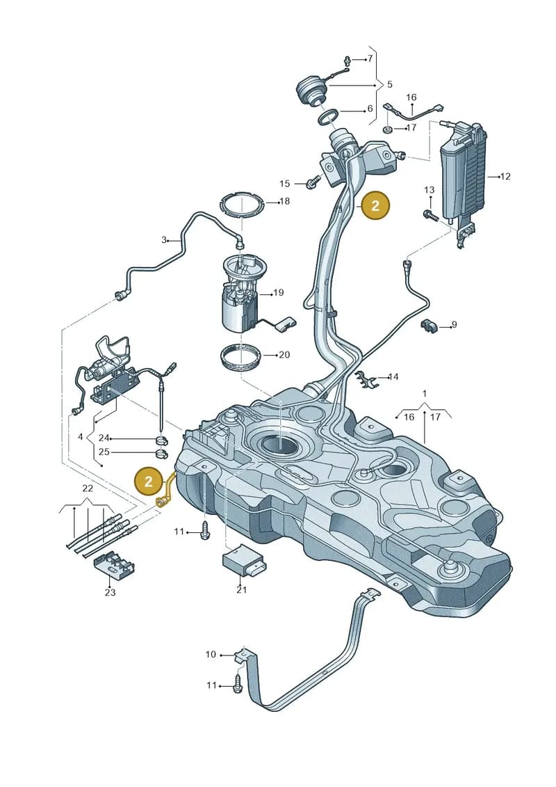 2GC201931 — SEAT CUPRA Formentor (2020-) diagram 827201032, position 2