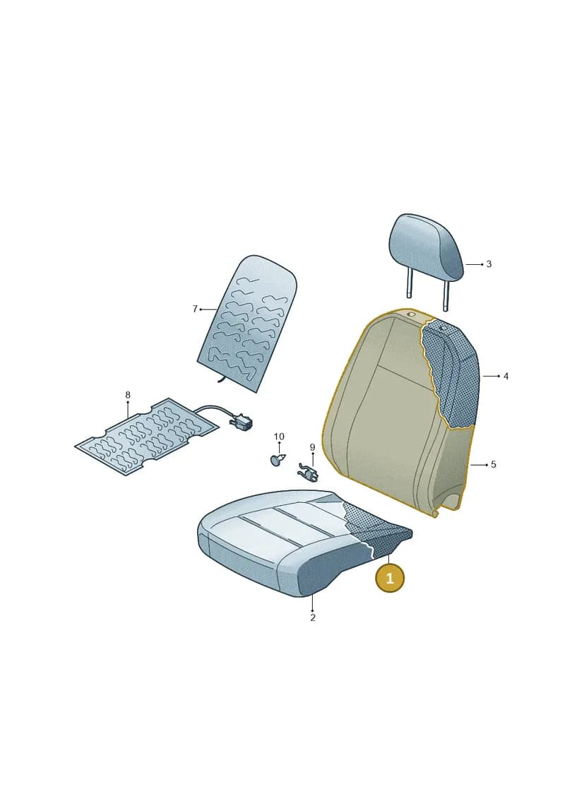 2GC881375 — Volkswagen T-Roc Cabriolet (2019-2025) diagram 813881060, position 1