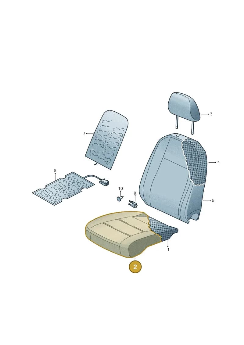 2GC881405GYVQ — Volkswagen T-Roc Cabriolet (2019-2025) diagram 813881060, position 2