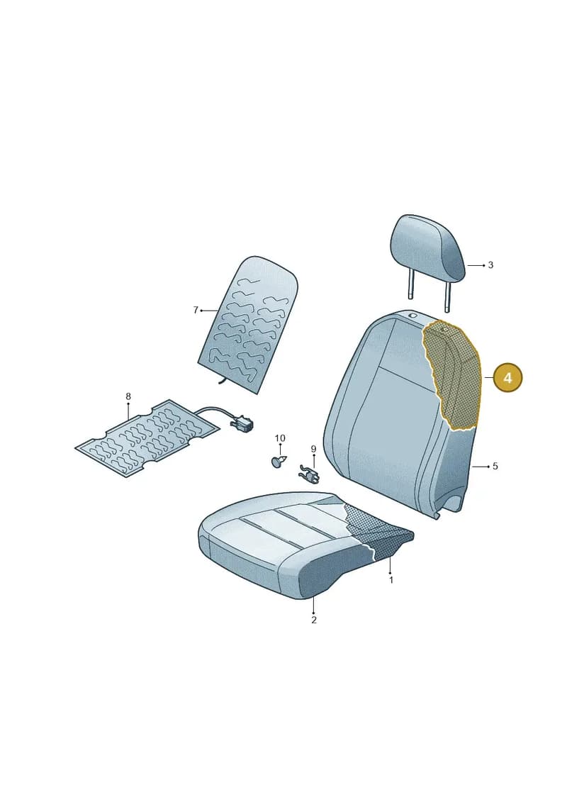 2GC881775K — Volkswagen T-Roc Cabriolet (2019-2025) diagram 813881060, position 4
