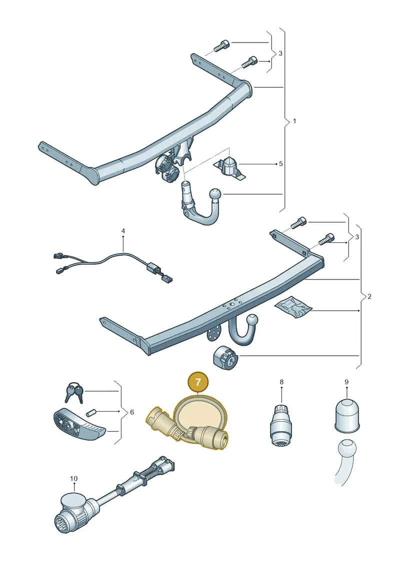 2GM055202H — Volkswagen T-Cross (2018-2025) diagram 813071010, position 7