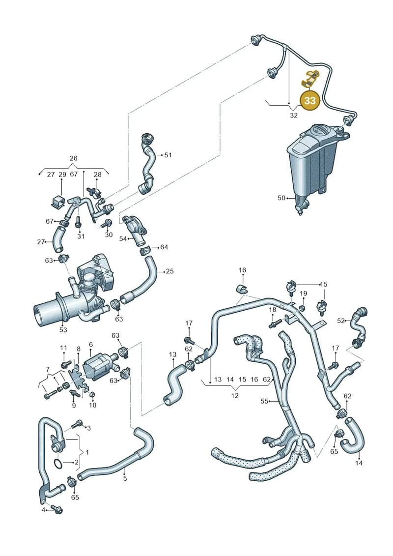 2H0133687 — Audi A6 (2014-2018) diagram 736121290, position 33
