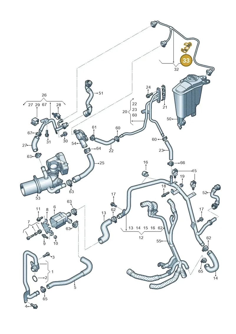 2H0133687 — Audi A6 (2014-2018) diagram 736121280, position 33