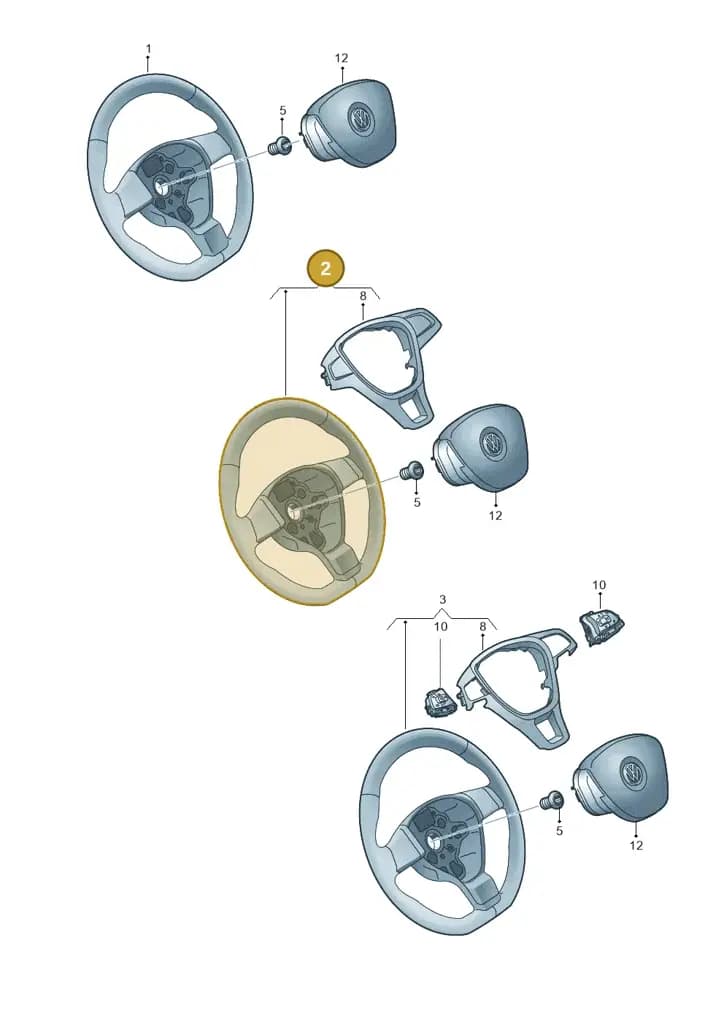 2H0419091REGZ — Volkswagen Caravelle (2015-2019) diagram 746419200, position 2
