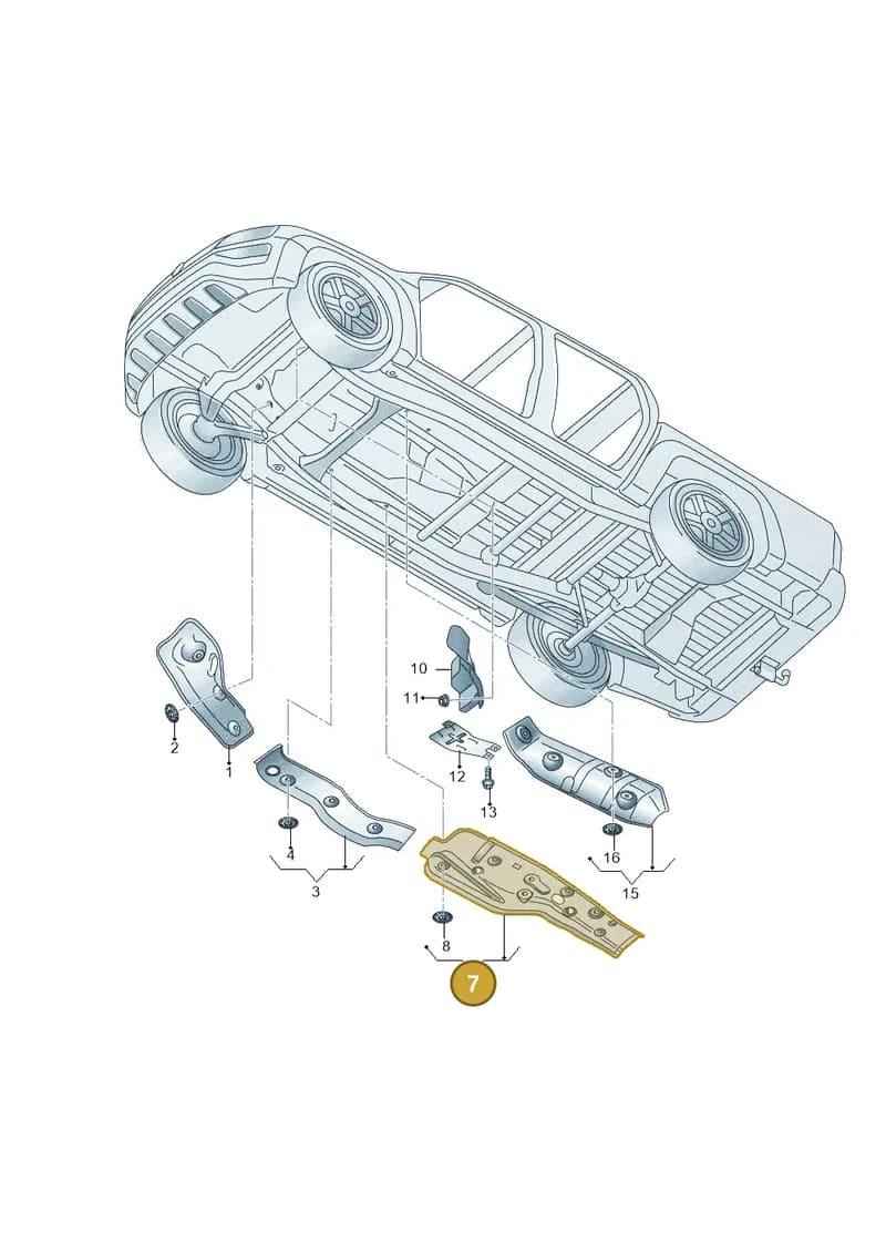 2H0825725A — Volkswagen Amarok (2022-) diagram 894825000, position 7