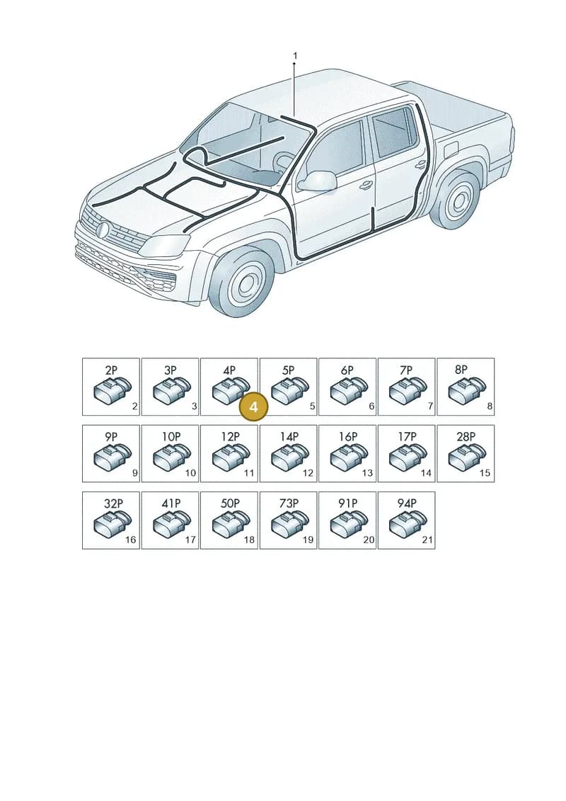 2H0927320 — Volkswagen Amarok (2016-2022) diagram 894971840, position 4