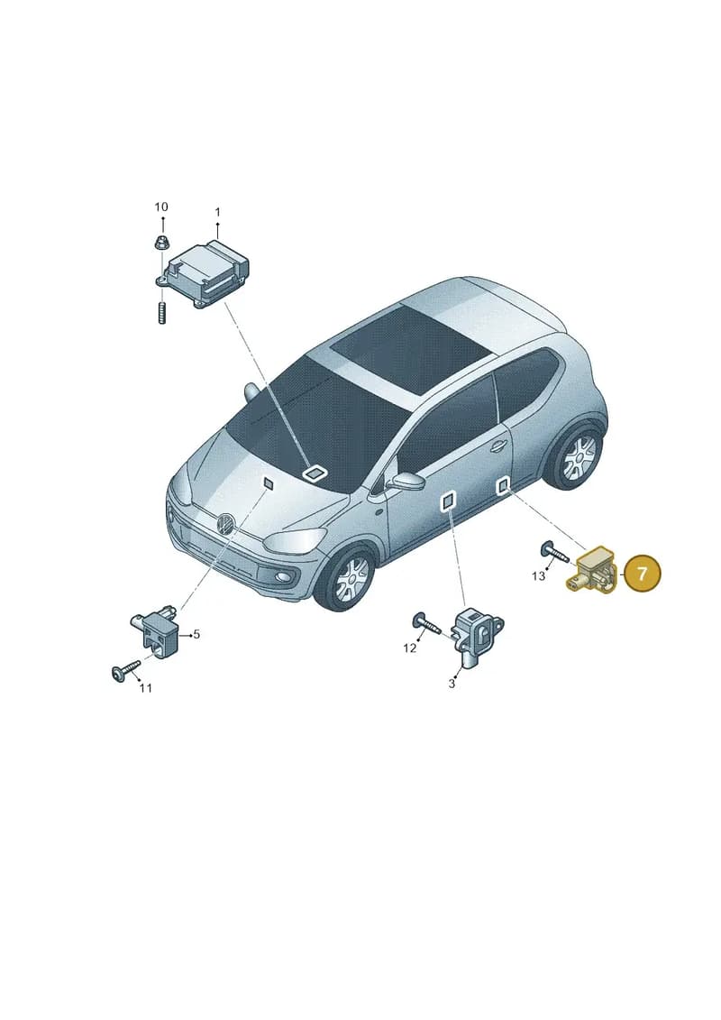 2H0959351 — Skoda Citigo (2011-2019) diagram 723959300, position 7