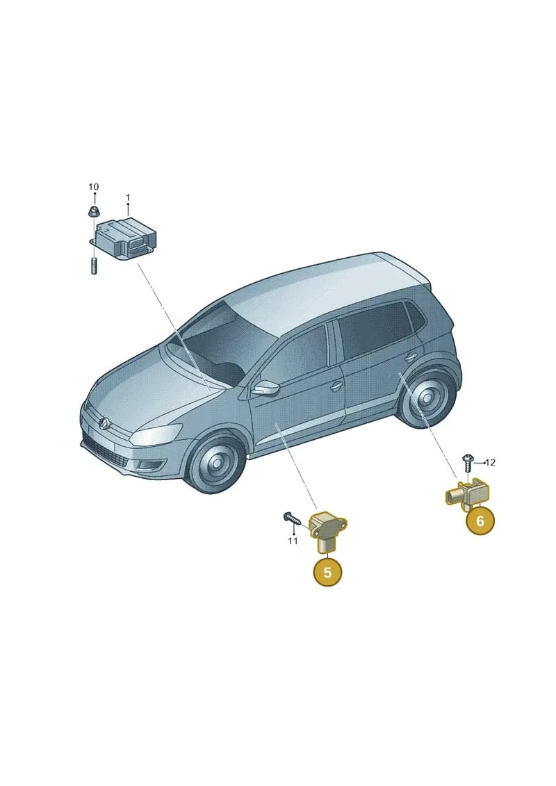 2H0959351 — SEAT Ibiza (2015-) diagram 672959300, position 5+6