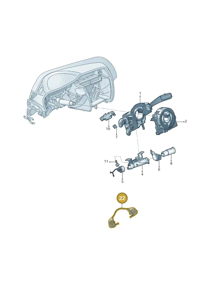 2H0959442ICX — Volkswagen Gran Santana (2015-2019) diagram 713953500, position 22