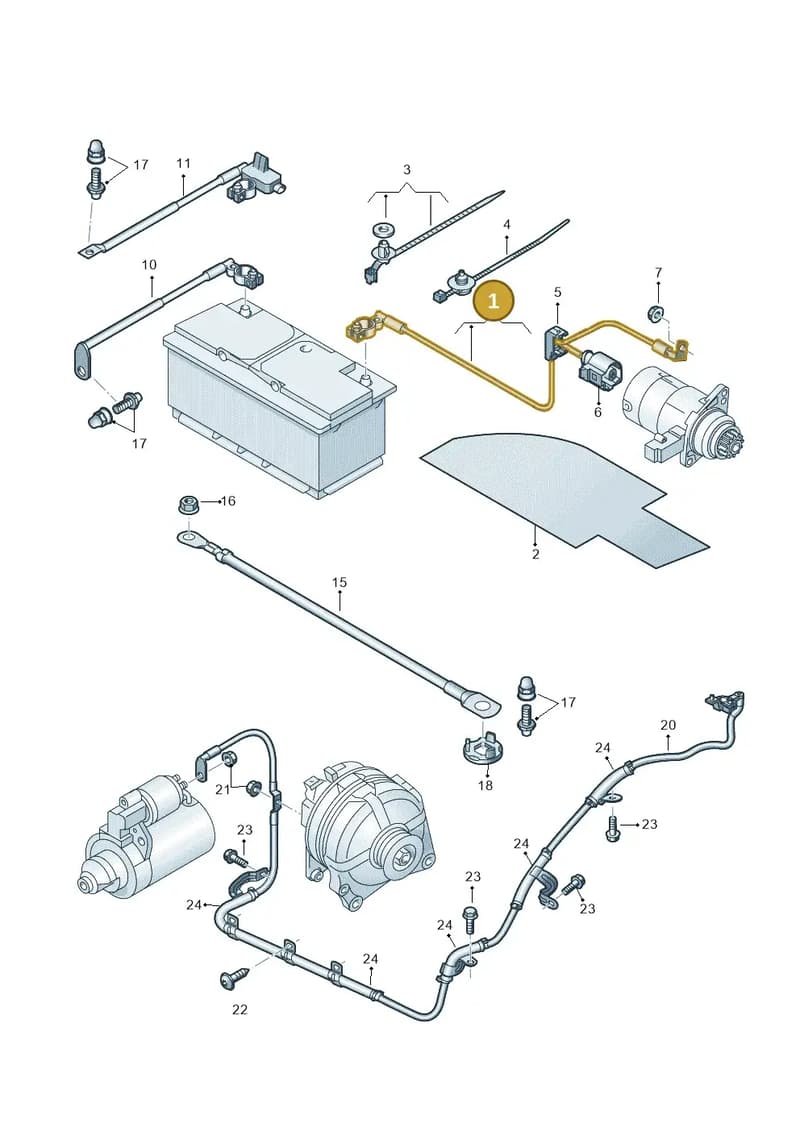 2H0970901BL — Volkswagen Amarok (2016-2022) diagram 894971010, position 1