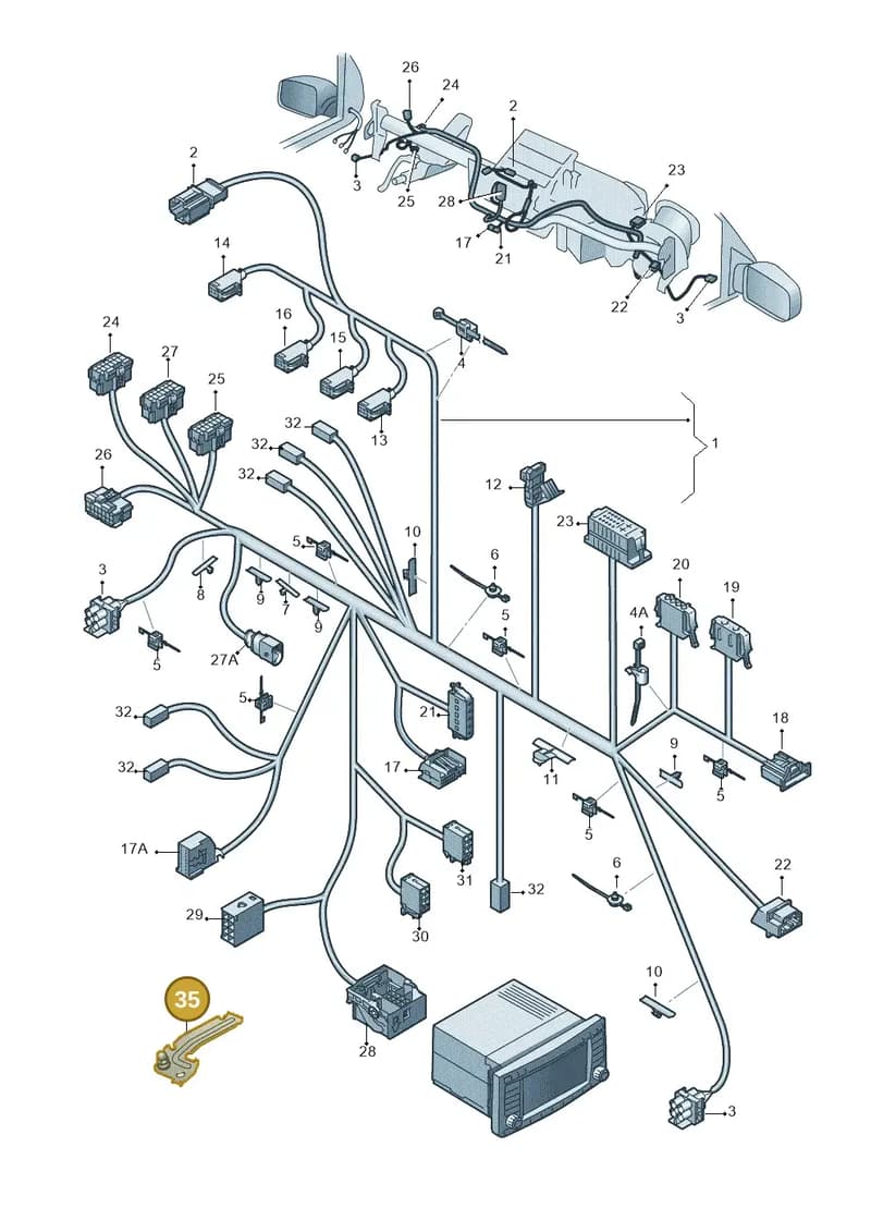 2H0971502B — Volkswagen Amarok (2022-) diagram 683971830, position 35