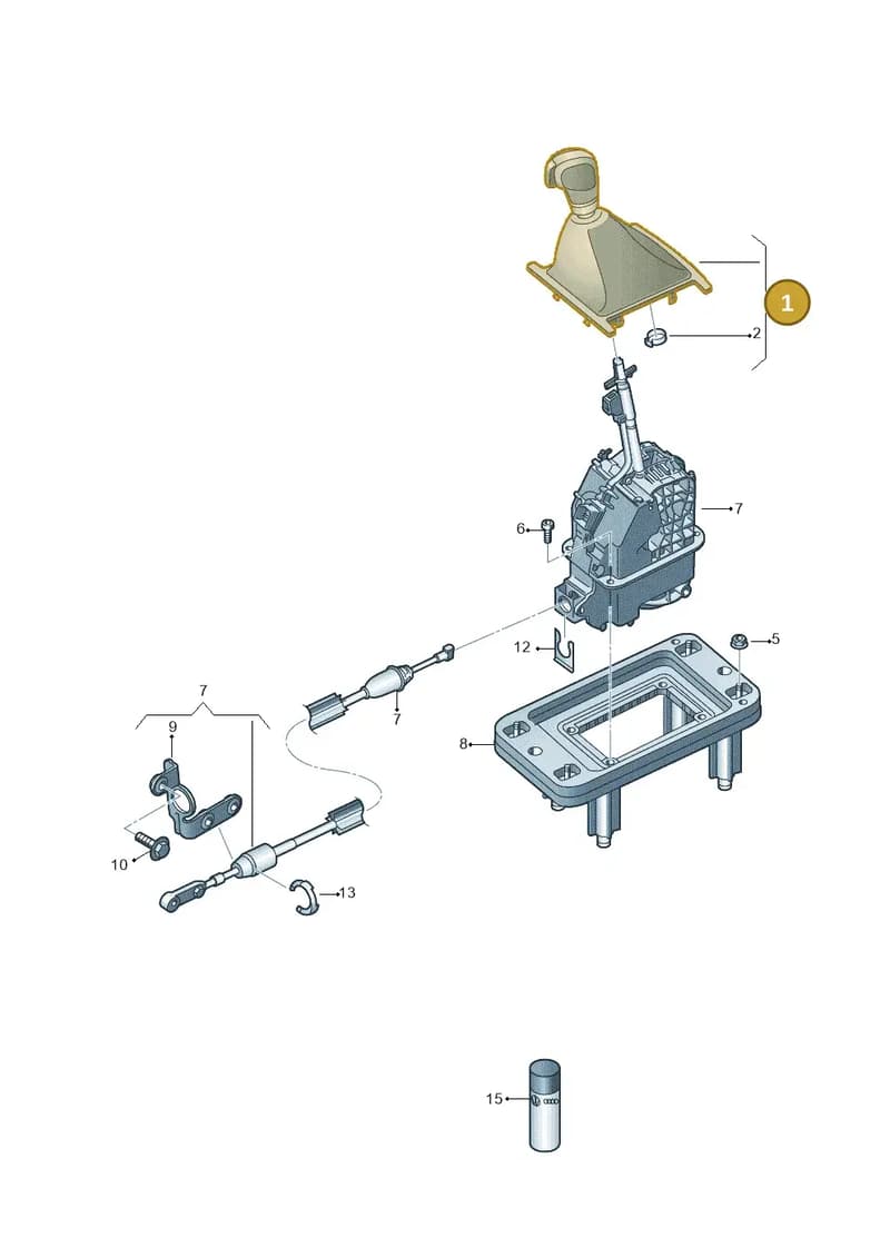 2H2713203CJDG — Volkswagen Amarok (2016-2022) diagram 894713100, position 1