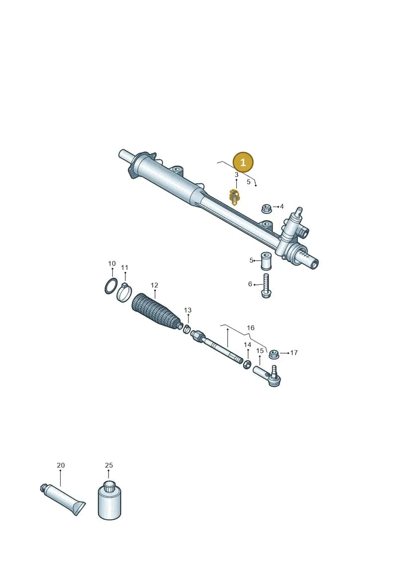 2H4422061BX — Volkswagen Amarok (2016-2022) diagram 894422040, position 1