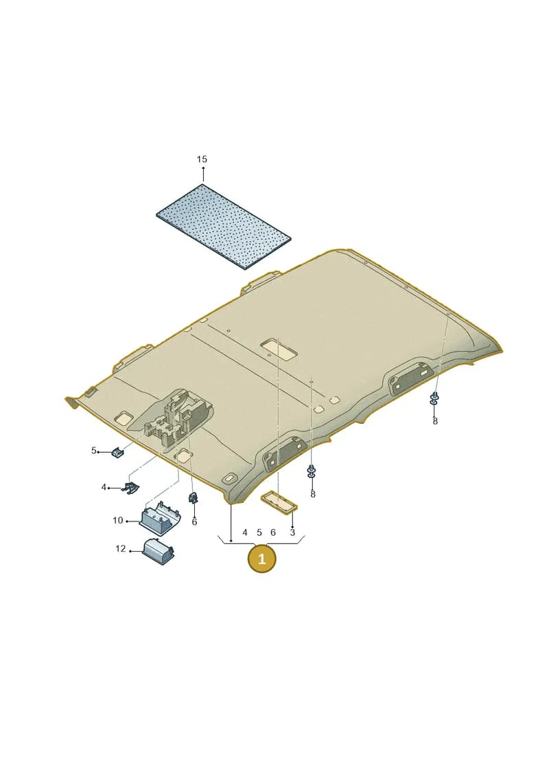2H5867501LAM4 — Volkswagen Amarok (2016-2022) diagram 683867550, position 1