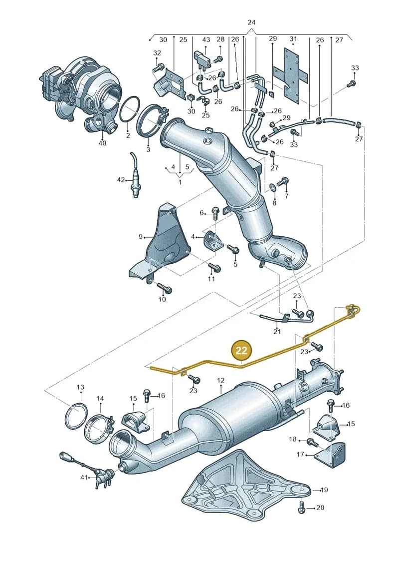 2H6131582G — Volkswagen Amarok (2022-) diagram 894253480, position 22