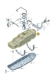 2H6201060C Volkswagen Fuel Tank