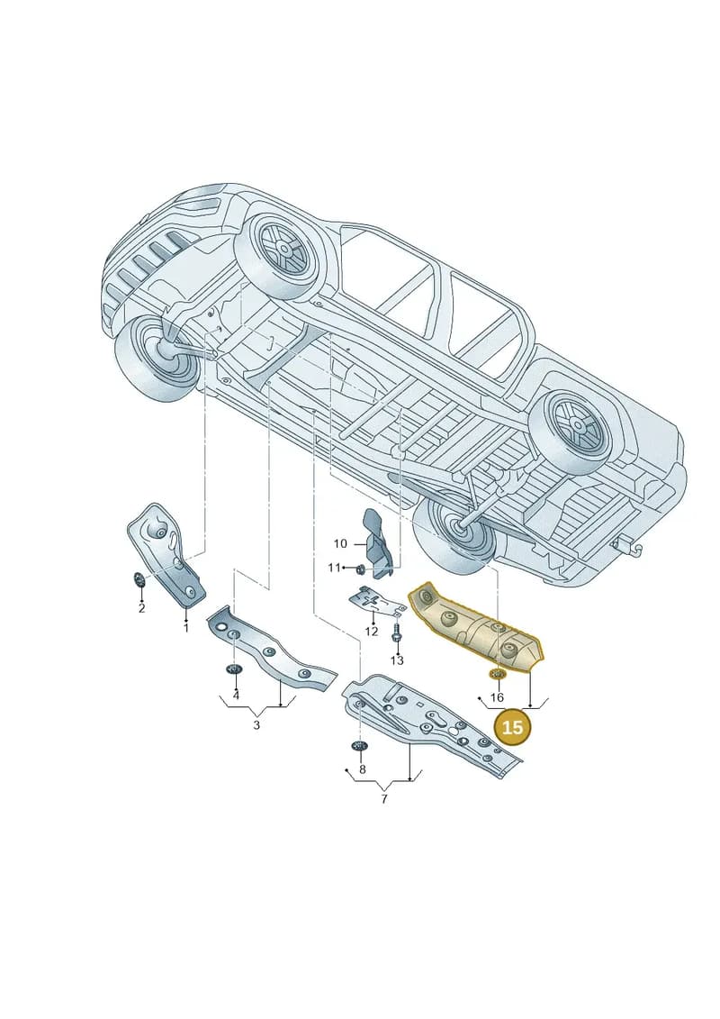 2H6825725 — Volkswagen Amarok (2022-) diagram 894825000, position 15