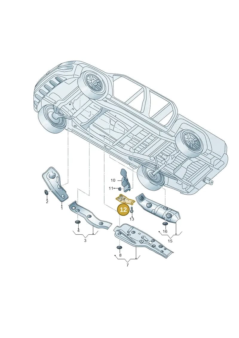 2H6825773A — Volkswagen Amarok (2022-) diagram 894825000, position 12