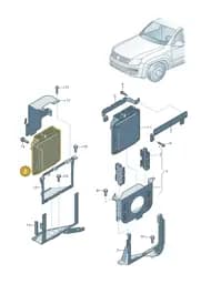 2H6907311AB2HA Volkswagen Control Unit for Diesel Engine (2HA)