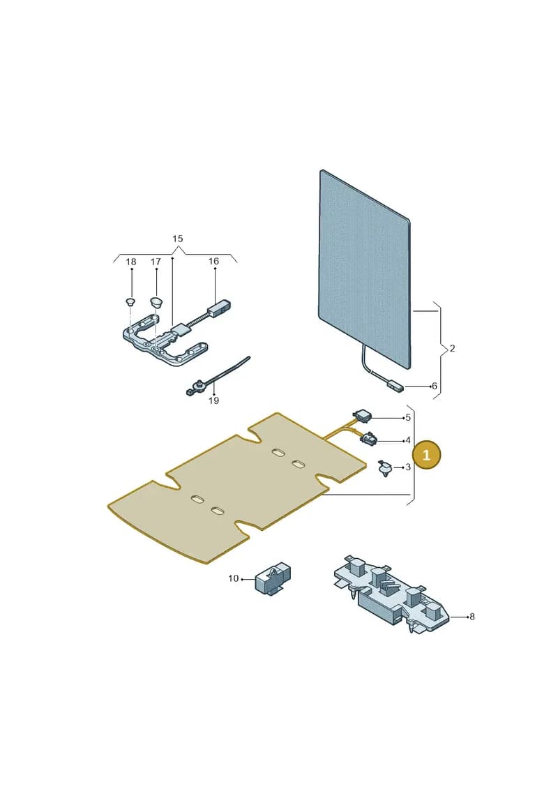 2H6963555 — Volkswagen Amarok (2022-) diagram 894963000, position 1