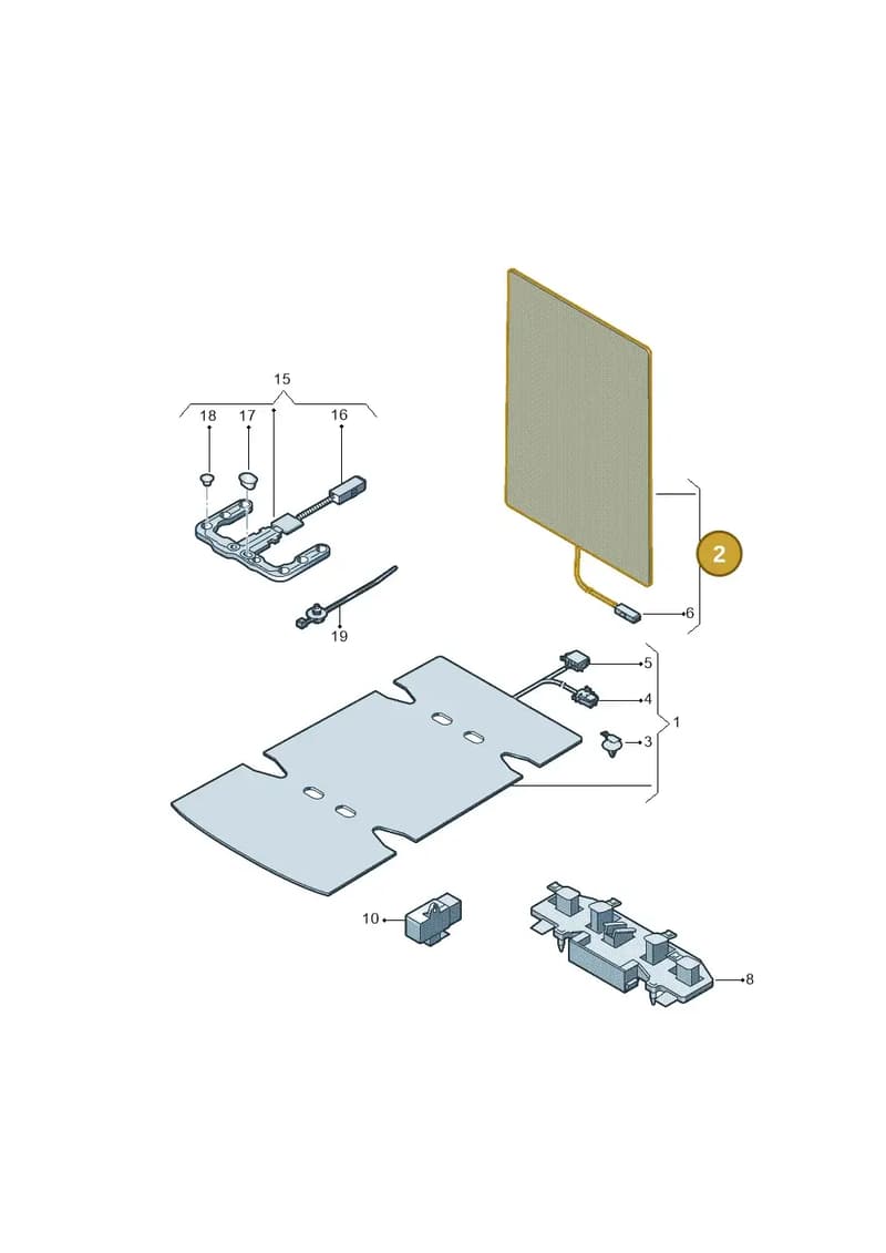 2H6963557 — Volkswagen Amarok (2022-) diagram 894963000, position 2