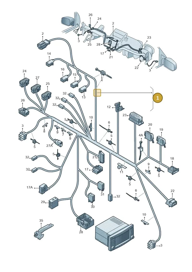 2H6971051 — Volkswagen Amarok (2022-) diagram 683971830, position 1