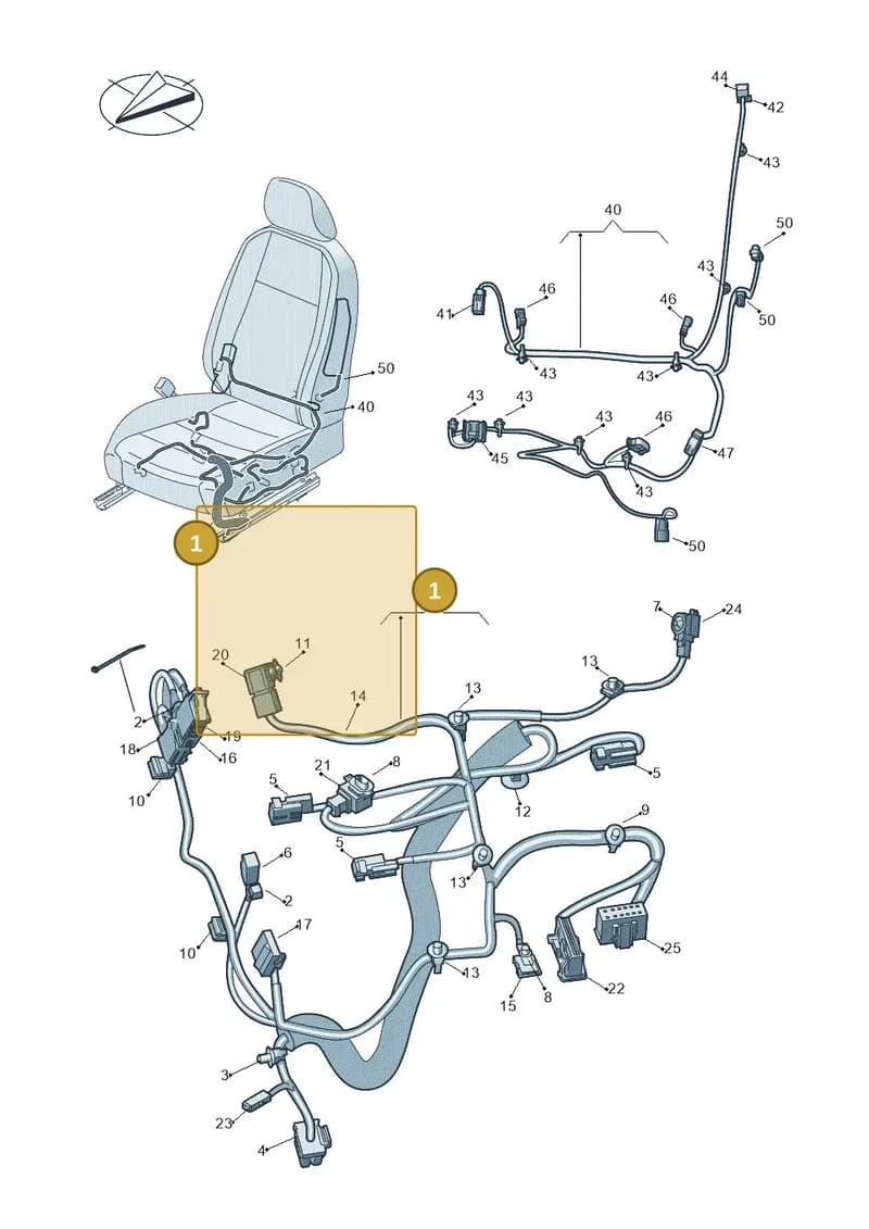 2H6971365E — Volkswagen Amarok (2022-) diagram 793972270, position 1