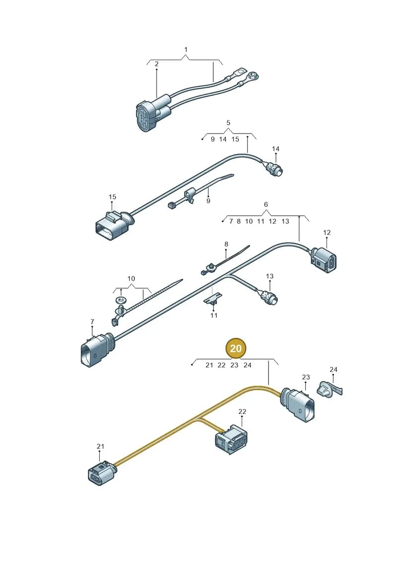 2H6971516 — Volkswagen Amarok (2022-) diagram 894971600, position 20