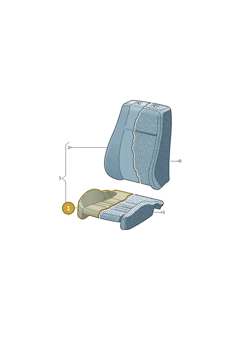 2HH881406FGQW — Volkswagen Amarok (2016-2022) diagram 737881650, position 1