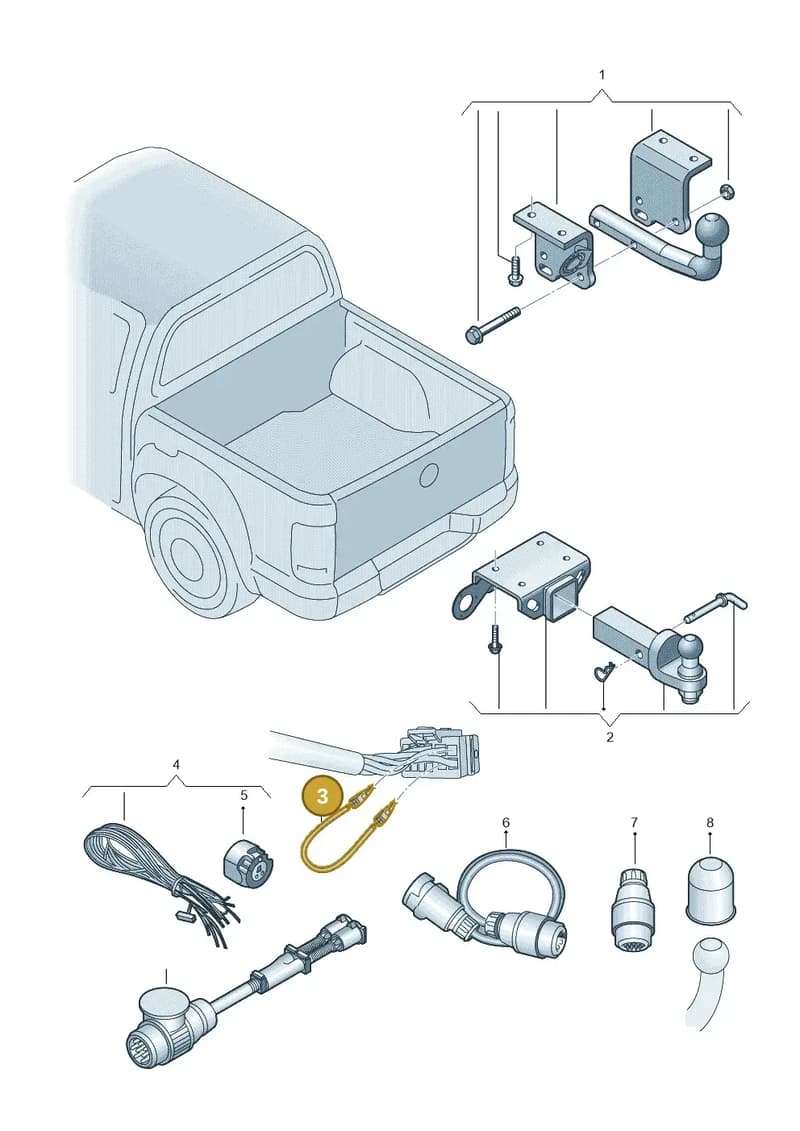 2HJ055710 — Volkswagen Amarok (2022-2025) diagram 894071010, position 3