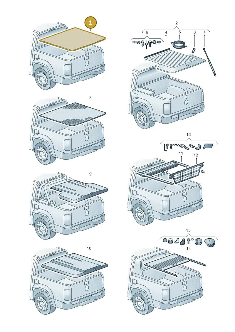 2HJ071778B — Volkswagen Amarok (2022-2025) diagram 894071055, position 1