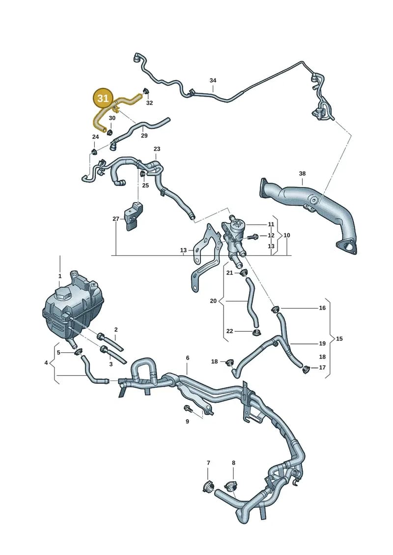 2HJ121059B — Volkswagen Amarok (2022-2025) diagram 2hb121430, position 31