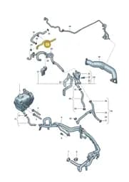 2HJ122056 Volkswagen Coolant Hose