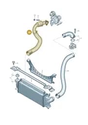 2HJ145822C Volkswagen Hose
