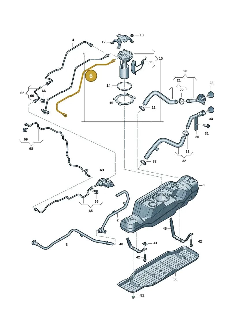 2HJ201359 — Volkswagen Amarok (2022-2025) diagram 2hb201120, position 6